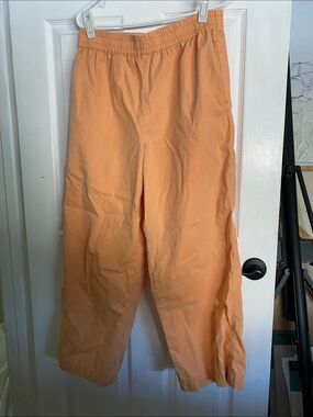 Topshop Peach Elastic Waist Sweatpants